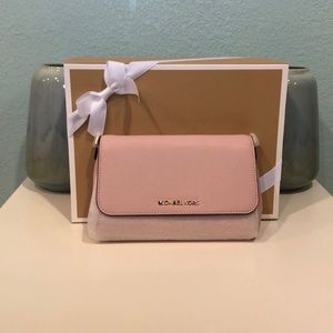 Medium Saffiano Leather Convertible Crossbody